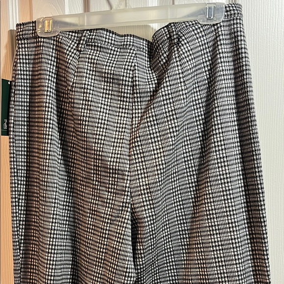 Wild Fable Black and White Plaid Flare Pants - Picture 2 of 4